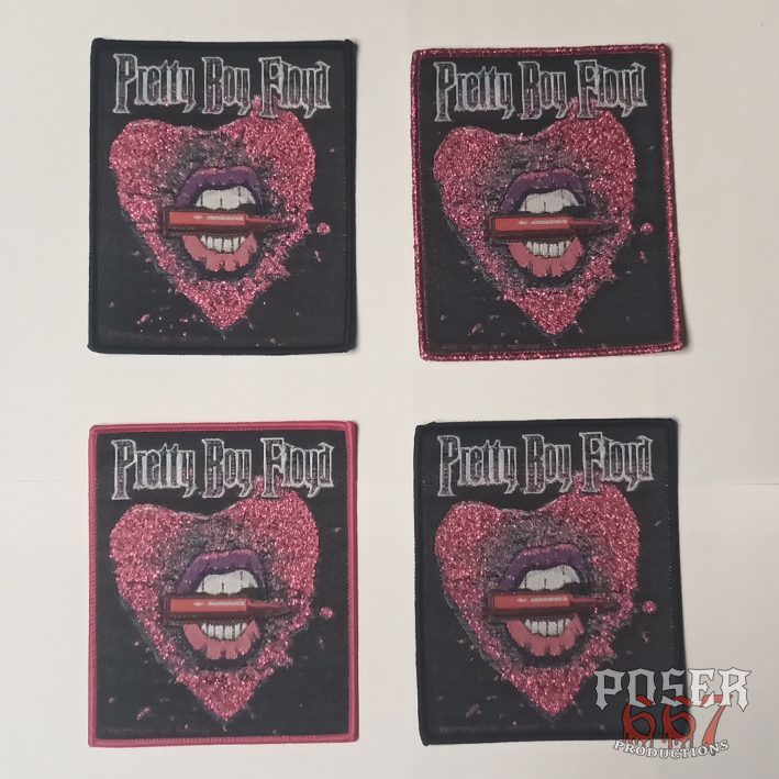 poser667-pretty-boy-floyd-stray-bullet-patch-10-cm-glitter image 1