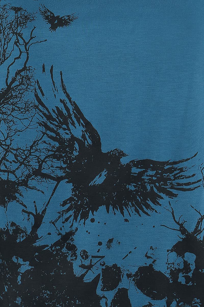 black-premium-by-emp-damen-langarmshirt-schwarz-blau-m-double image 5