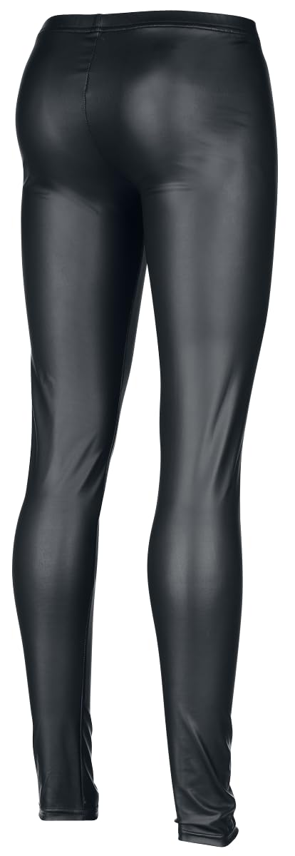 black-premium-by-emp-leggings-leder-optik-damen-schwarz-l image 4