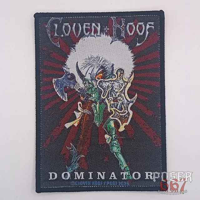 cloven-hoof-dominator-patch-gewebt-11x8-cm-nwobhm image 1