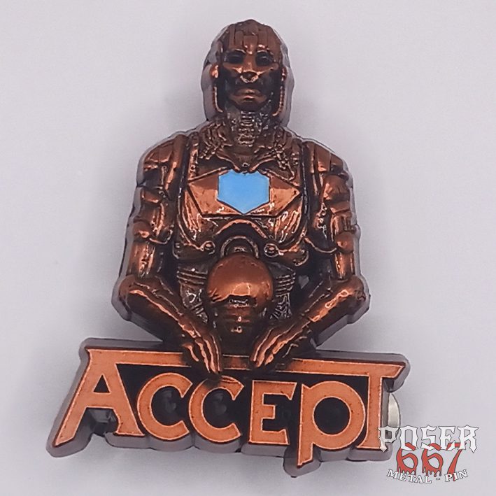 accept-humanoid-pin-4-5-cm-antik-silber-blau image 1