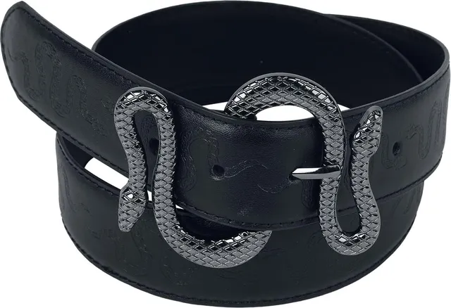 black-premium-by-emp-g-rtel-schlangenschnalle-schwarz-gr-95 image 1