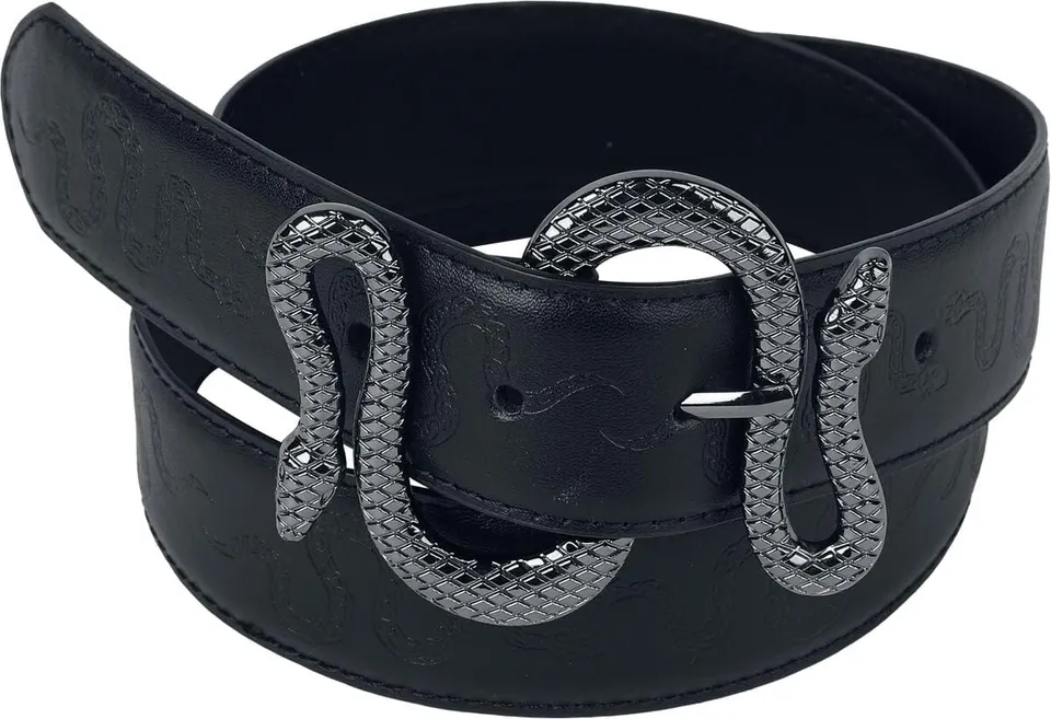 black-premium-by-emp-g-rtel-schlangenschnalle-schwarz-gr-95 image 1