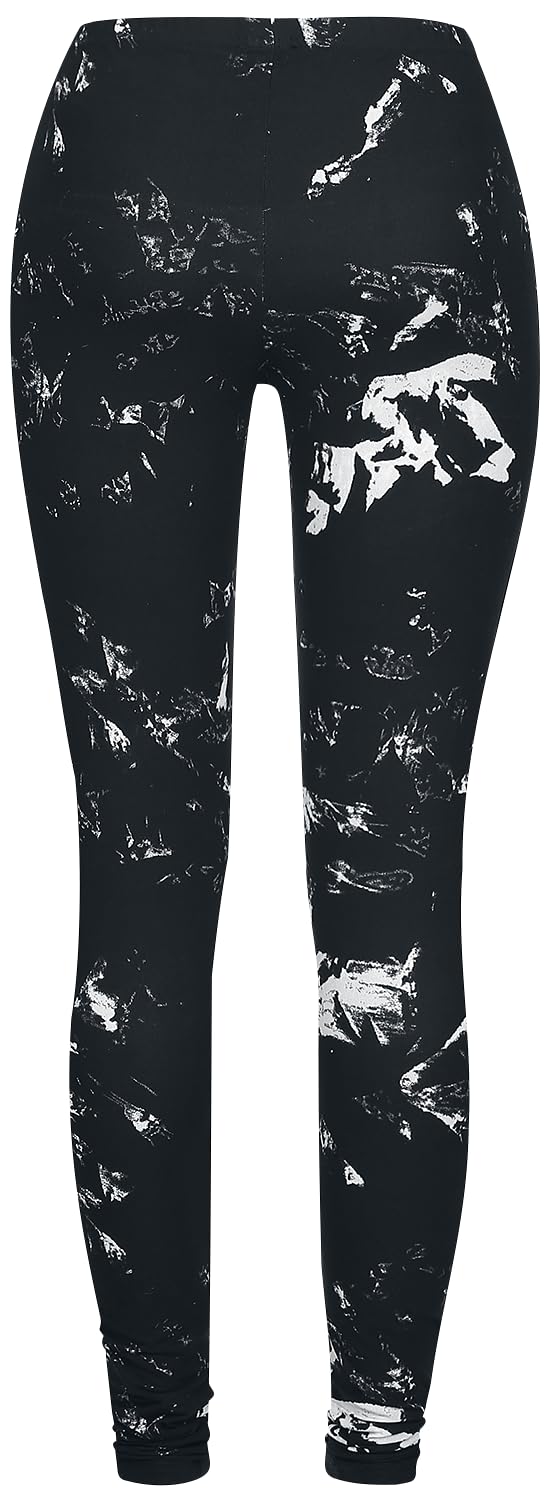black-premium-by-emp-damen-leggings-schwarz-gr-e-s-allover-print image 3