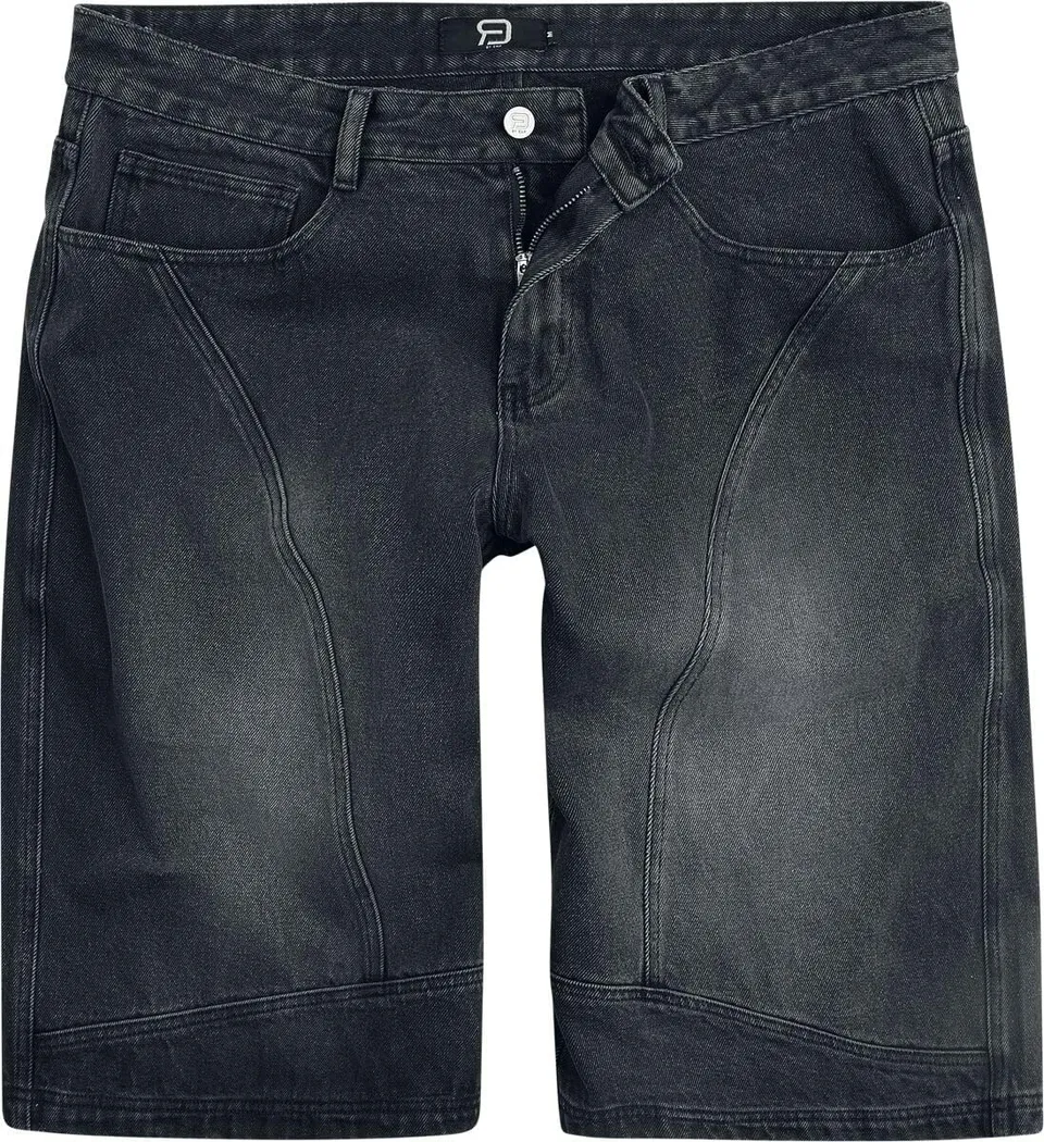 red-by-emp-schwarze-baggy-shorts-herren-l-knielang image 1