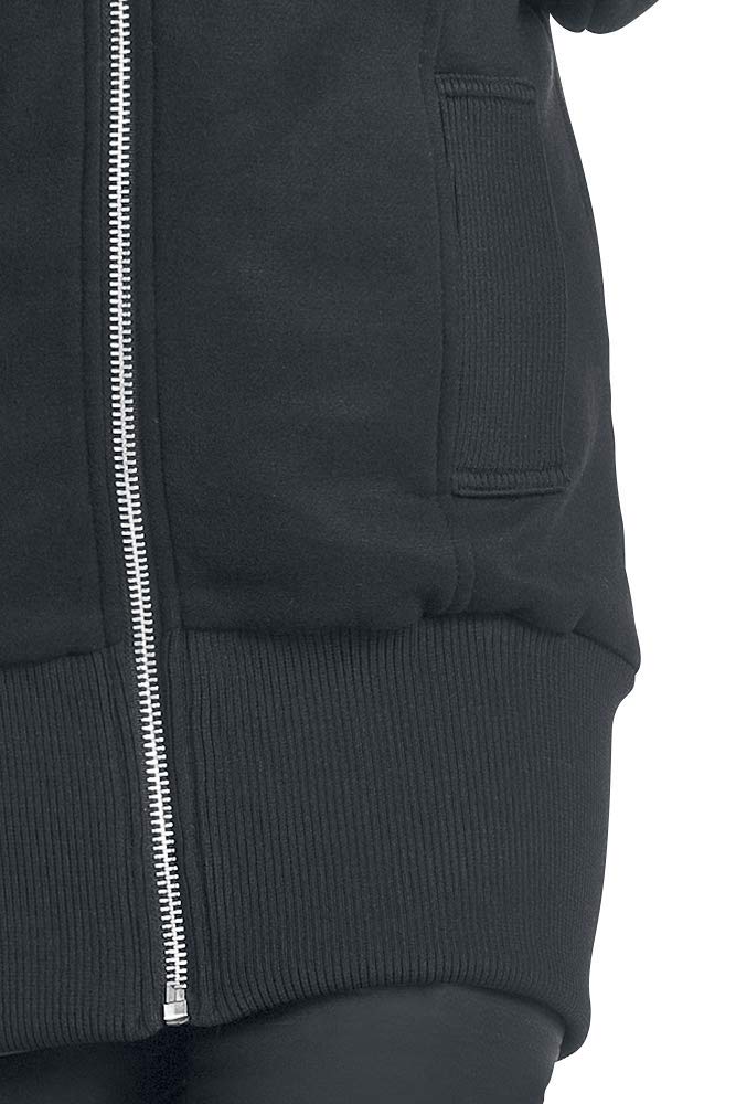 red-by-emp-damen-sweatjacke-schwarz-lang-gr-m-kapuze image 2