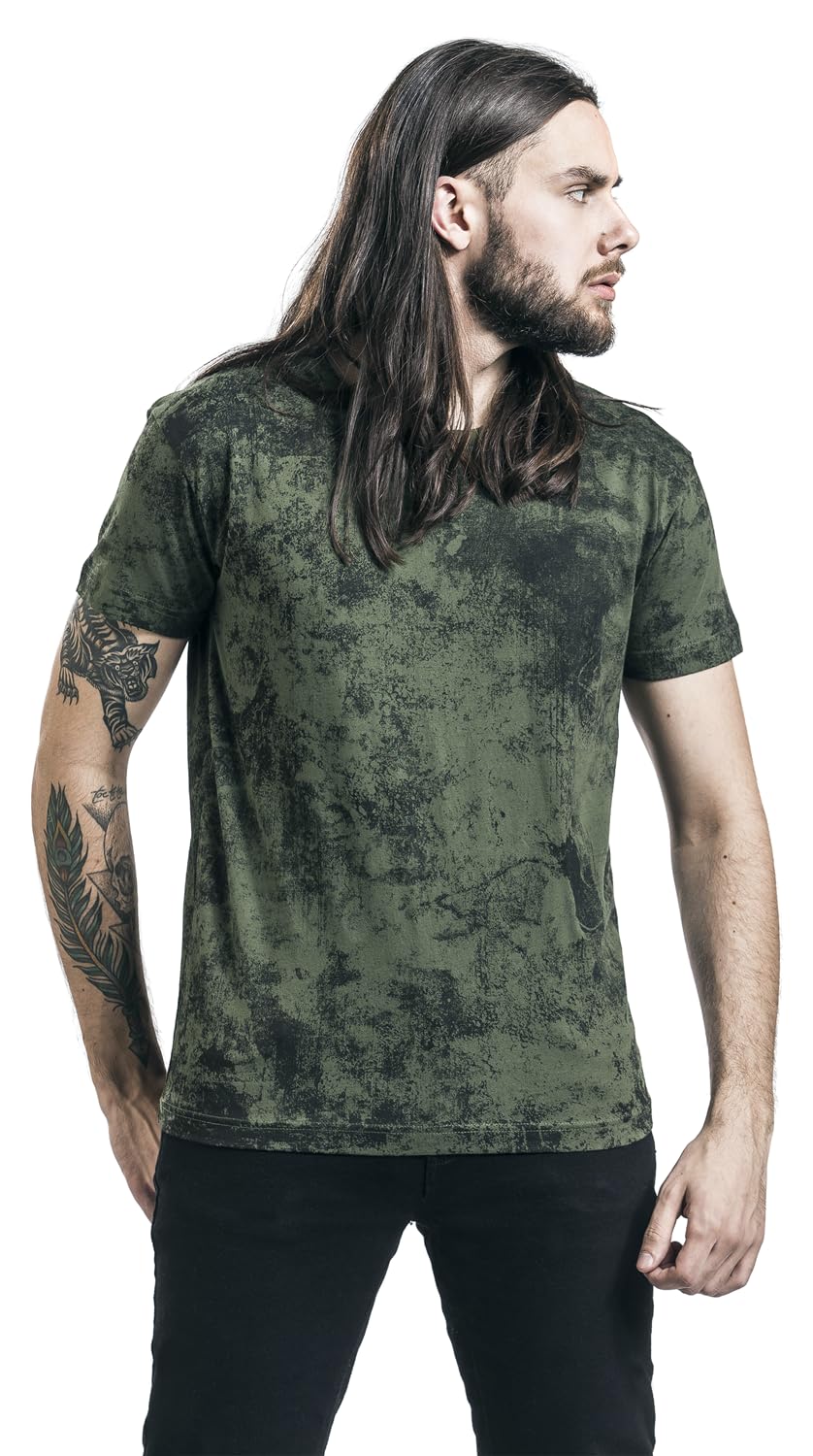 black-premium-by-emp-gr-nes-basic-t-shirt-herren-xxl-weich image 2