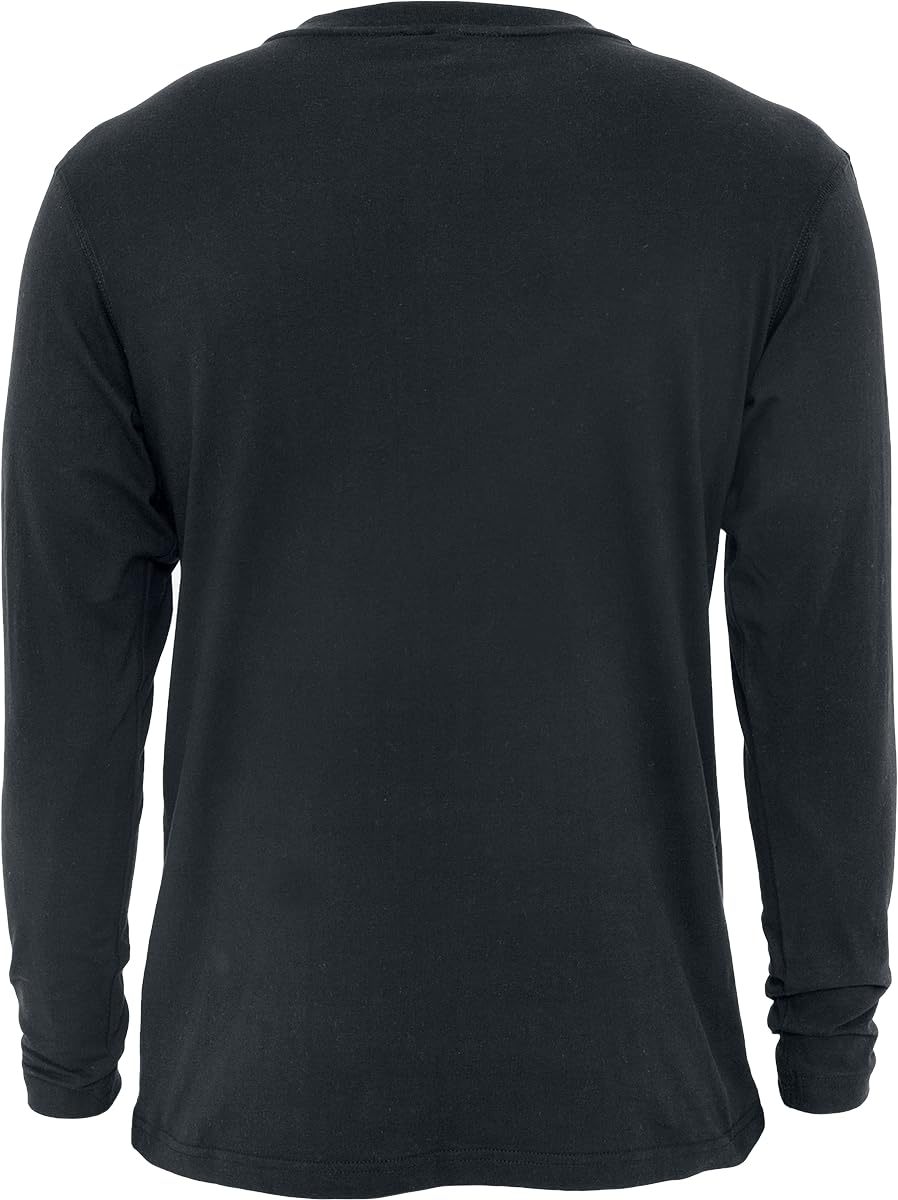 red-by-emp-langarmshirt-basic-schwarz-l-mit-knopfleiste image 3
