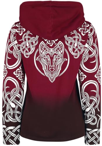black-premium-kapuzenpullover-damen-rot-keltisch-m image 7