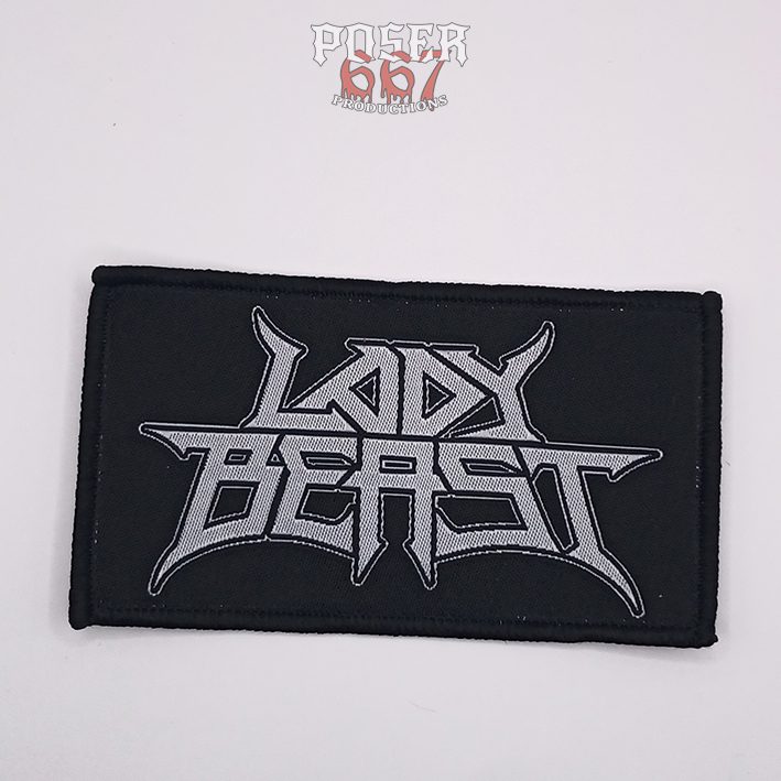 lady-beast-logo-patch-gewebt-9-cm image 1