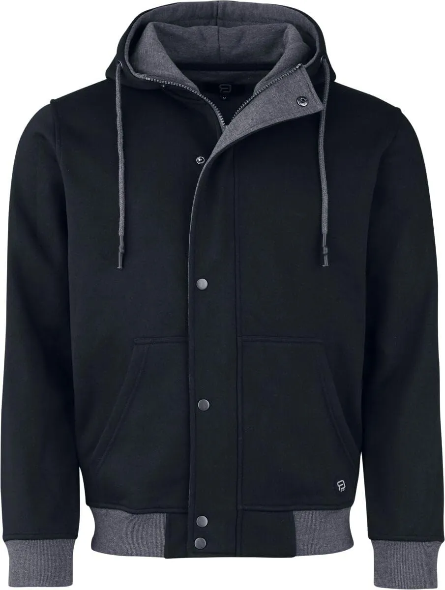 red-by-emp-jacke-herren-sweatjacke-schwarz-gr-l-kapuze image 1