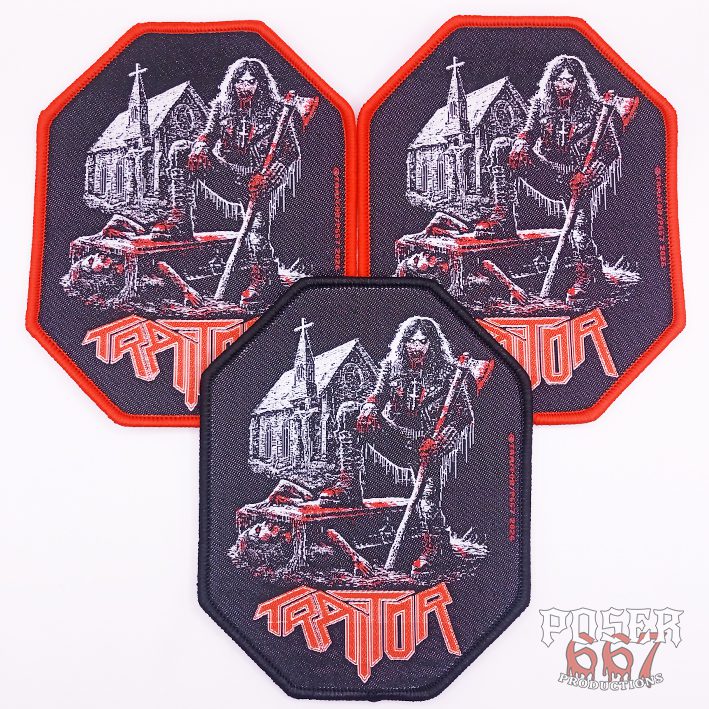 traitor-commander-patch-aufn-her-schwarz-11cm-thrash-metal image 2