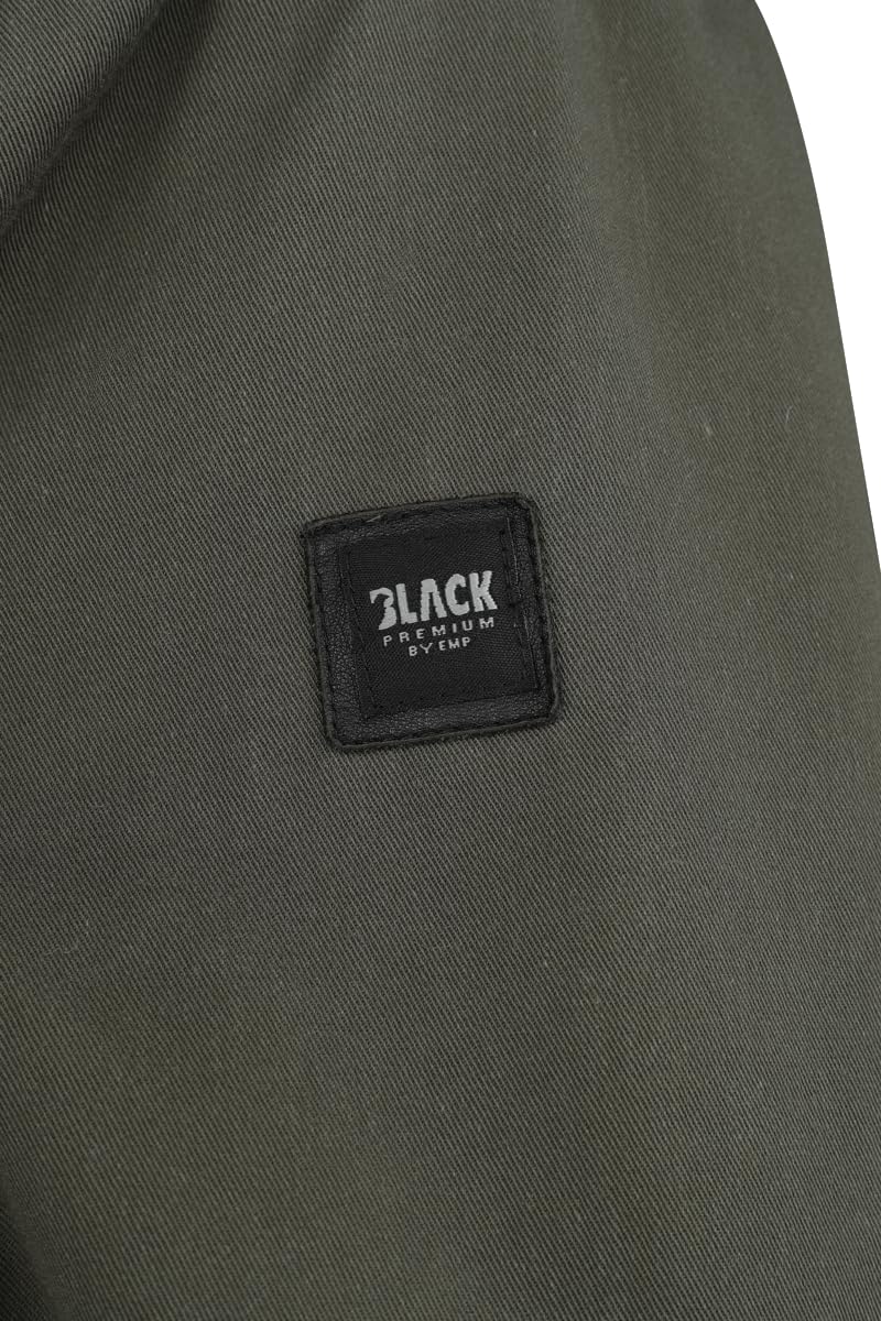 black-premium-by-emp-oliv-gr-ne-winterjacke-kapuze-herren image 8