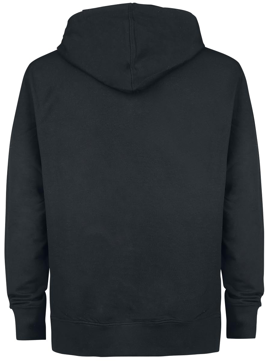 black-premium-hoodie-basic-schwarz-m-kapuzenpullover-herren image 3