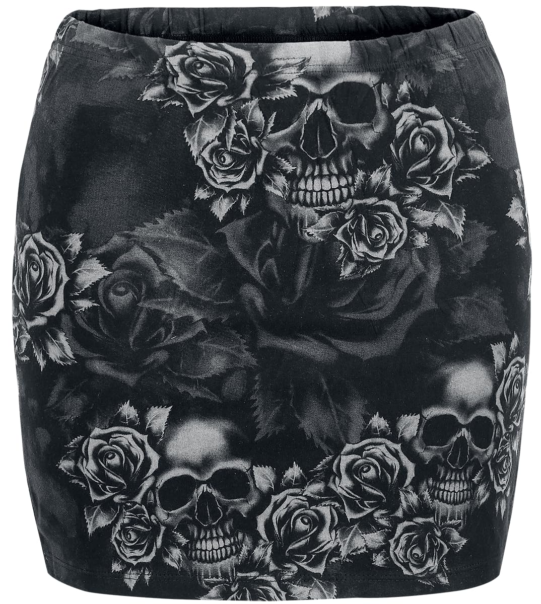 black-premium-by-emp-damen-rock-doppelpack-schwarz-grau-m image 2