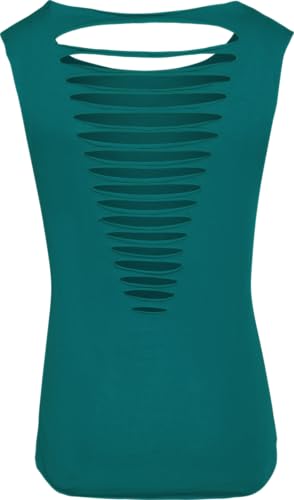 red-by-emp-top-t-rkis-cut-outs-offene-kanten-l image 5