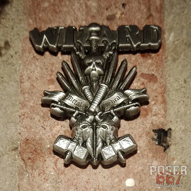 poser667-wizard-metal-in-my-head-3d-pin-antik-silber image 1