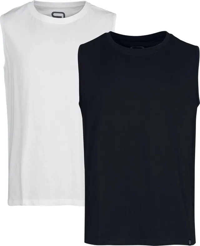 red-by-emp-basic-doppelpack-tank-top-herren-schwarz-weiss-s-baumwolle image 1
