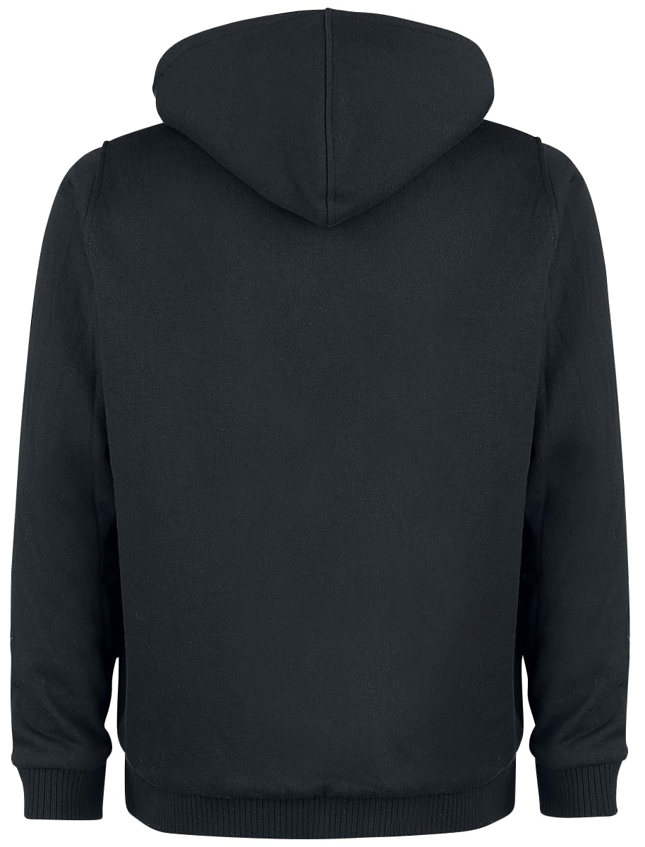red-by-emp-sweatshirtjacke-fellkapuze-schwarz-herren image 3
