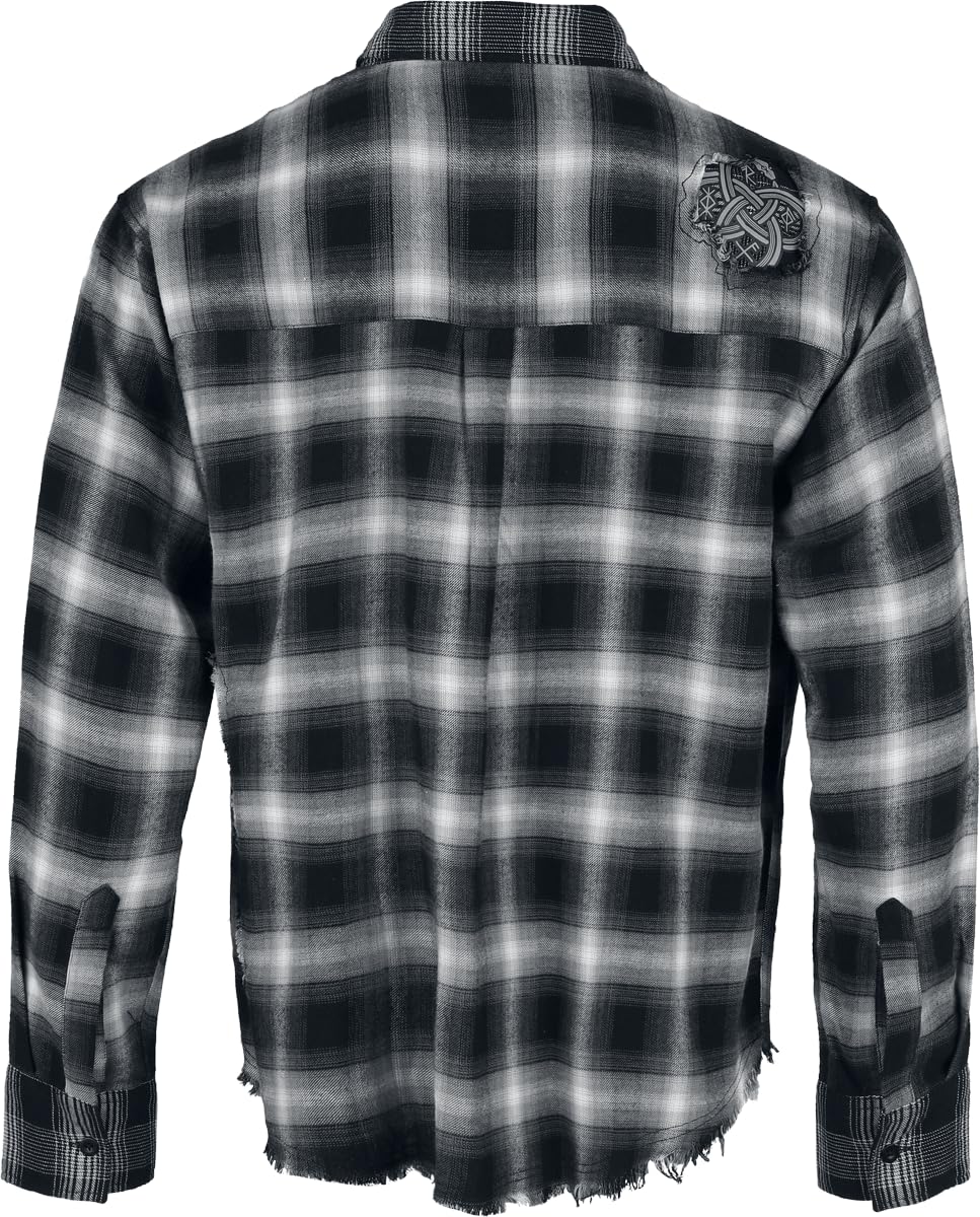 black-premium-by-emp-pagan-roots-oversized-flanellhemd-xl-schwarz image 4