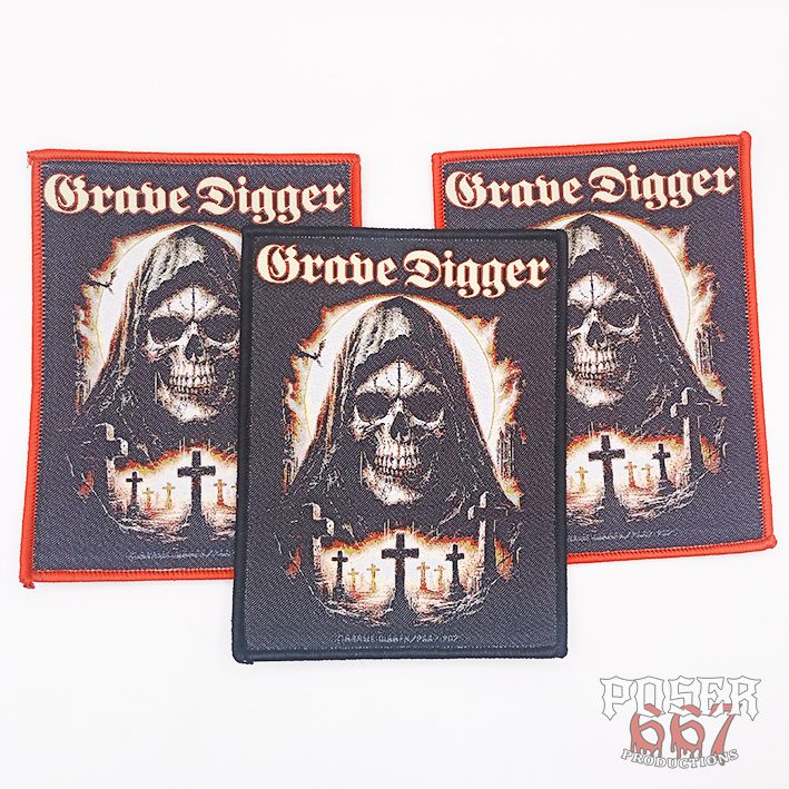 grave-digger-grave-dictator-patch-aufn-her-gewebt-schwarz-11cm image 2