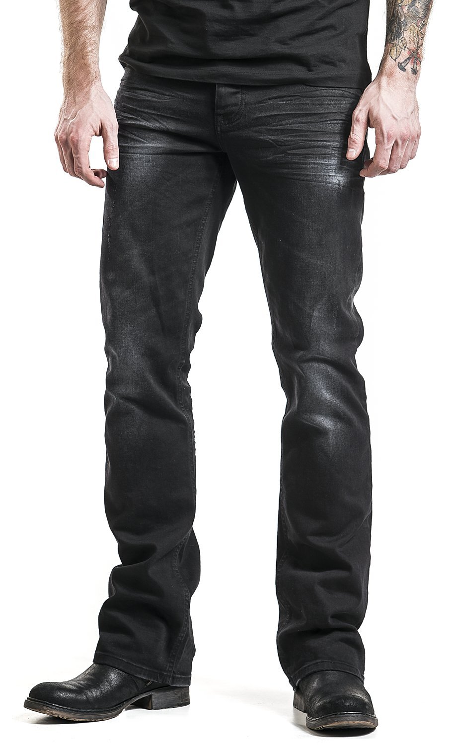 black-premium-by-emp-bootcut-jeans-schwarz-herren-w32-l32 image 5