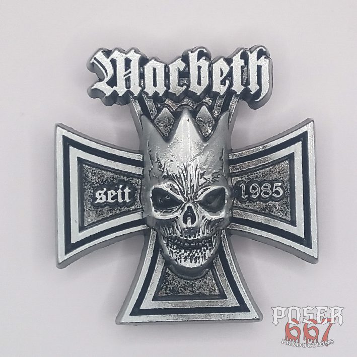 macbeth-kreuz-3d-pin-anstecker-metall-antik-silber-5-cm image 1