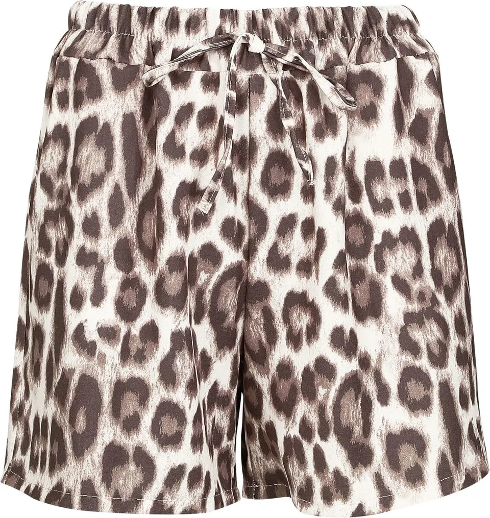 red-by-emp-leopard-shorts-damen-shorts-multicolor-gr-m image 1
