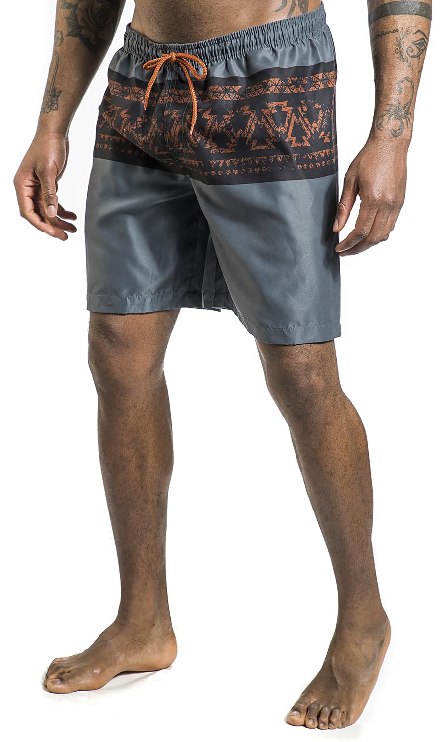 red-by-emp-badeshorts-herren-grau-gr-e-s-muster image 5