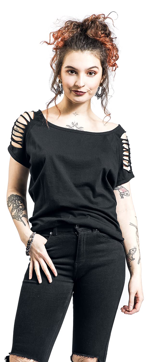 red-by-emp-t-shirts-t-shirt-schwarz-xl-cut-outs image 3