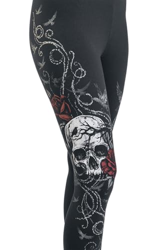 black-premium-by-emp-damen-leggings-schwarz-weiches-material image 8