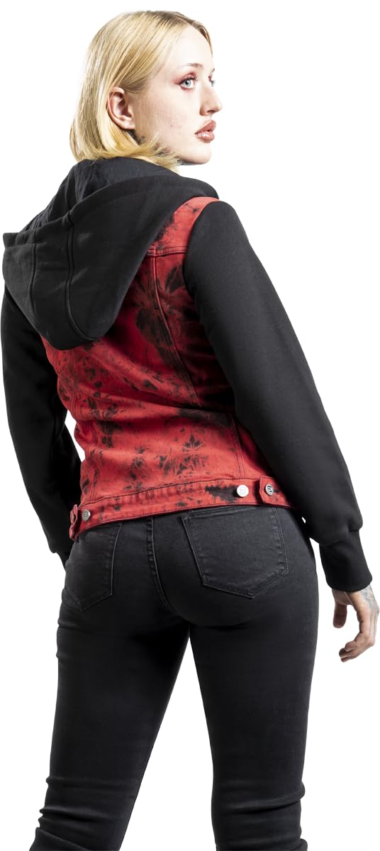 red-by-emp-jacken-jacke-damen-rot-m-kapuze-sweat image 6