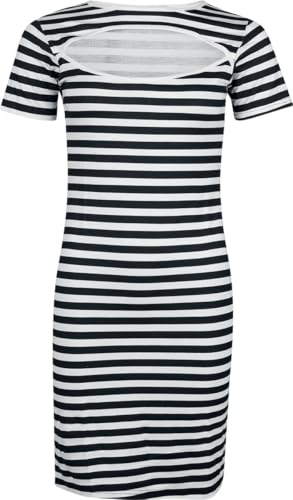 red-by-emp-schwarz-wei-es-cut-out-kleid-kurz-damen image 6