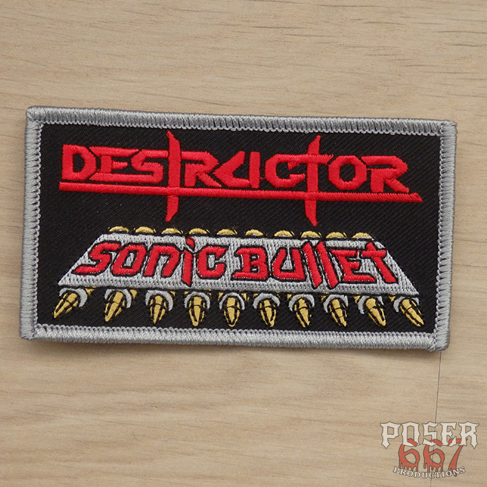 poser667-destructor-sonic-bullet-patch-schwarz-10-cm image 2
