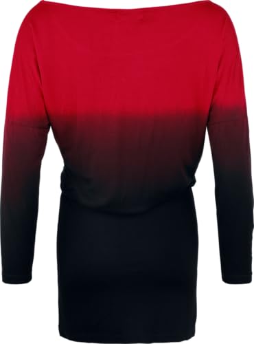 red-by-emp-kleid-schwarz-rot-farbverlauf-kurz-gr-s image 7