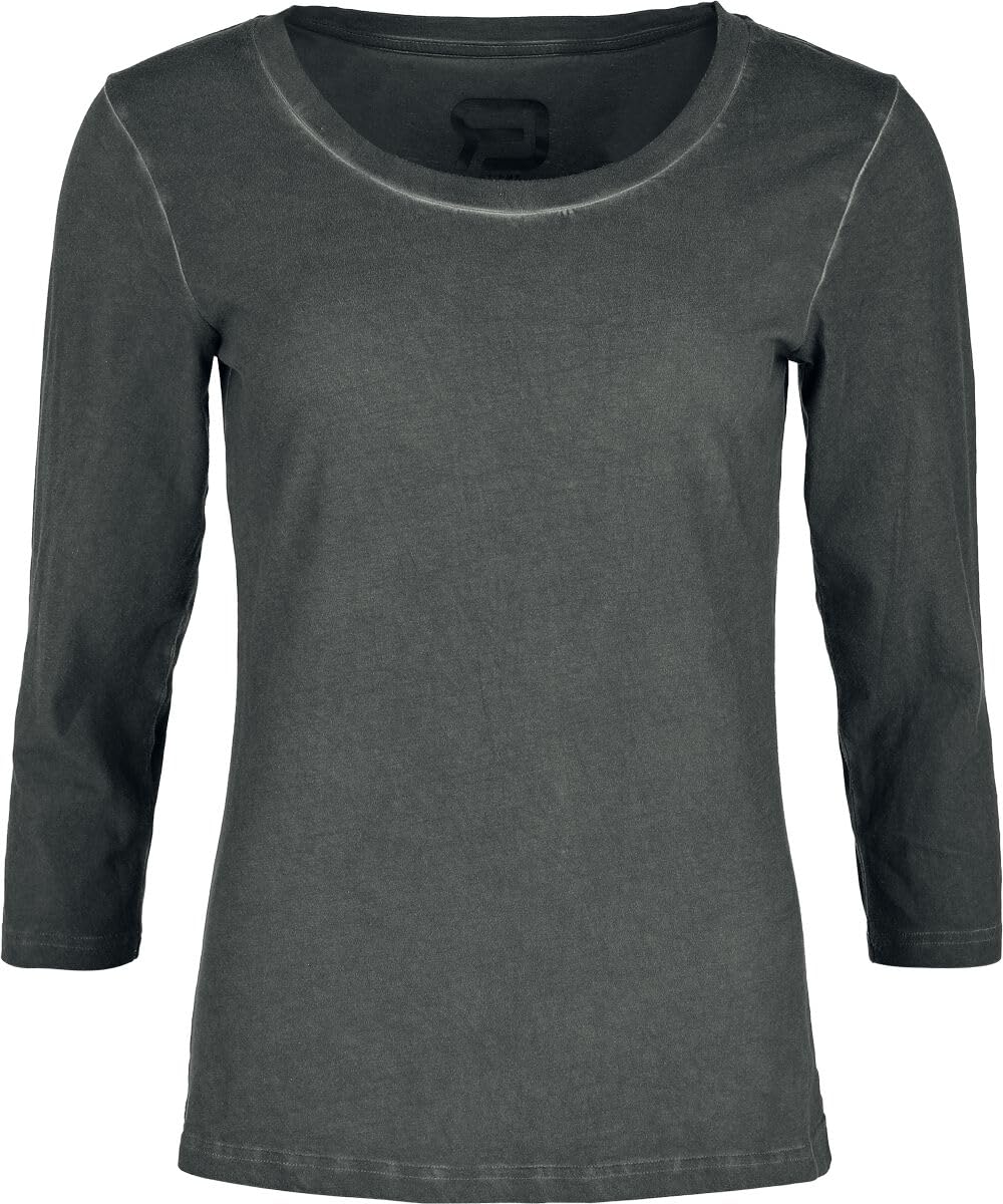 red-by-emp-longsleeves-damen-3-4-shirt-grau-l image 1