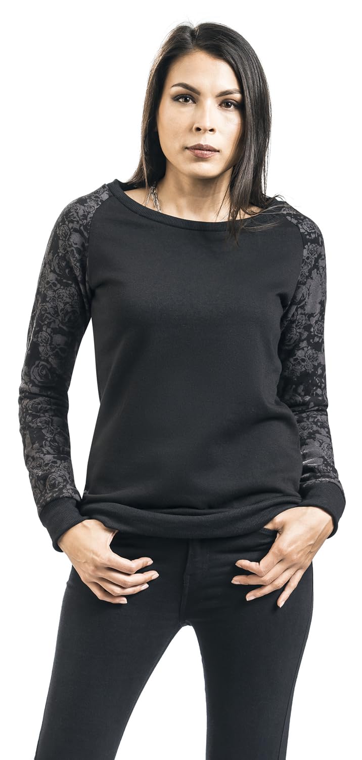 black-premium-langarmshirt-damen-longsleeve-schwarz-gr-e-s image 2