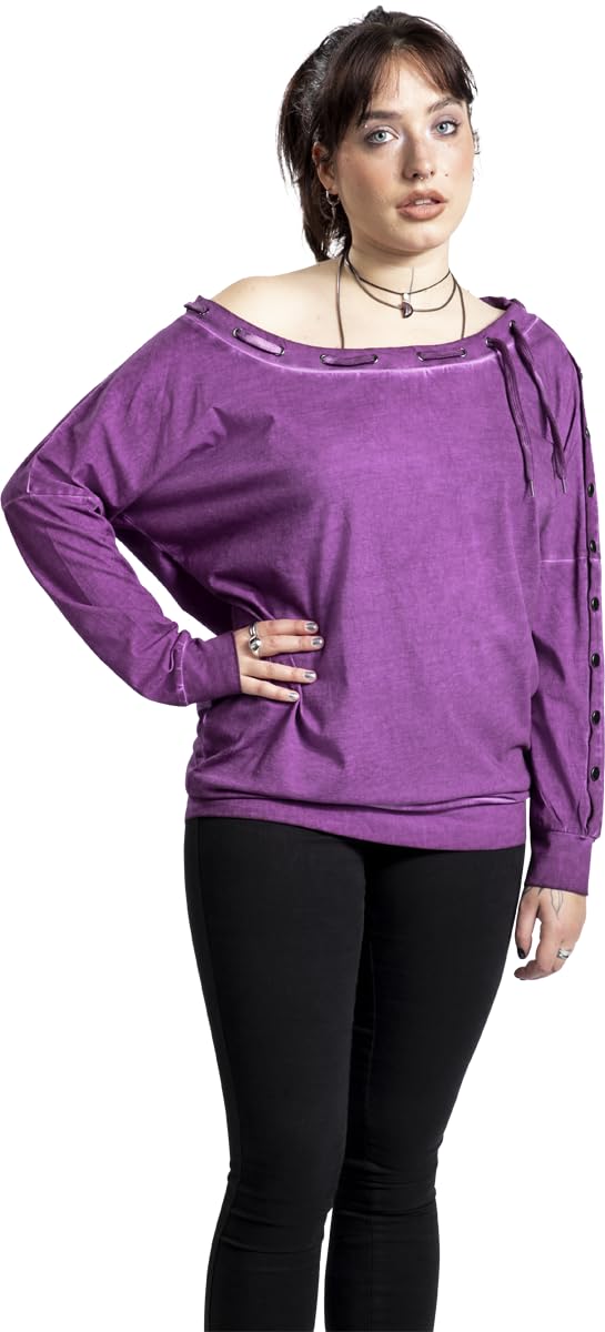 red-by-emp-fast-and-loose-langarmshirt-lila-gr-e-m image 2