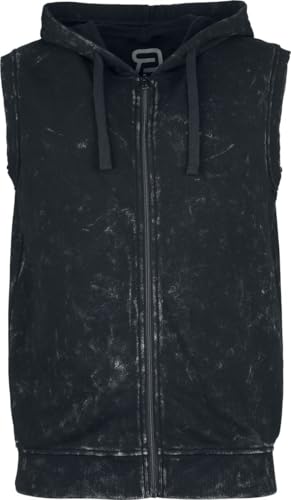 red-by-emp-herren-sweatweste-grau-meliert-kapuze-gr-m image 8