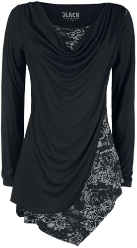 black-premium-by-emp-langarmshirt-wasserfall-print-gr-m-schwarz image 6