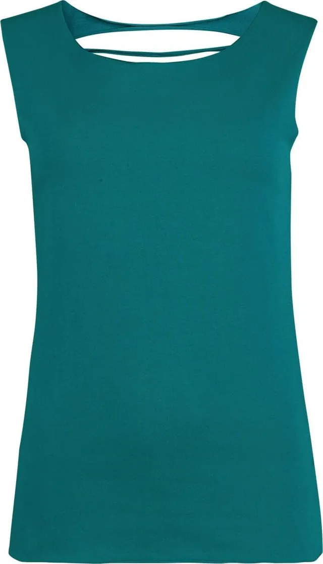 red-by-emp-top-t-rkis-cut-outs-offene-kanten-l image 1