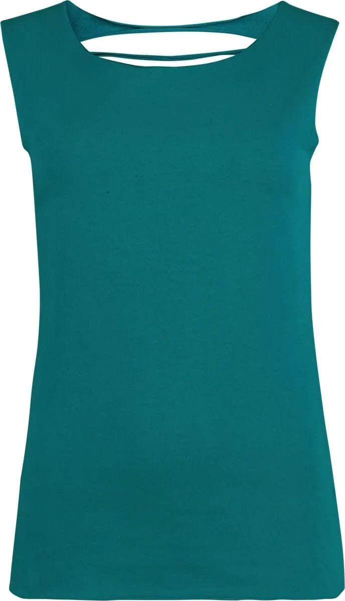 red-by-emp-top-t-rkis-cut-outs-offene-kanten-l image 1