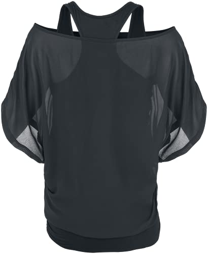 black-premium-by-emp-t-shirt-fledermaus-rmel-damen-schwarz image 7