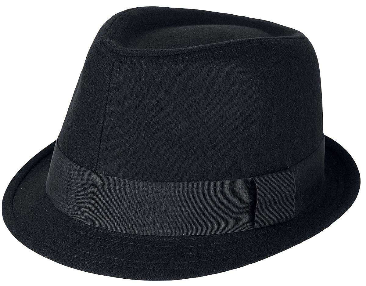 red-by-emp-unisex-hut-schwarz-garniturband-schmale-krempe image 1