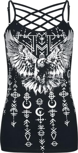 black-premium-by-emp-tank-top-raben-silberdruck-damen-schwarz image 6