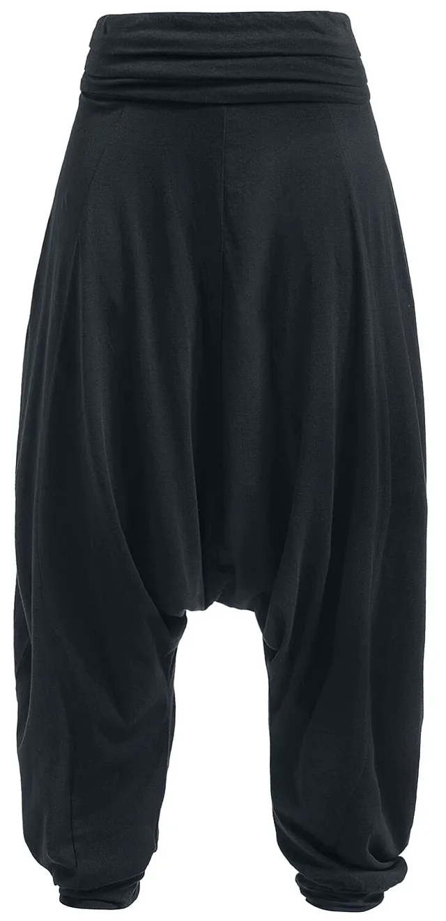 red-by-emp-harems-stoffhose-schwarz-locker-damen image 1