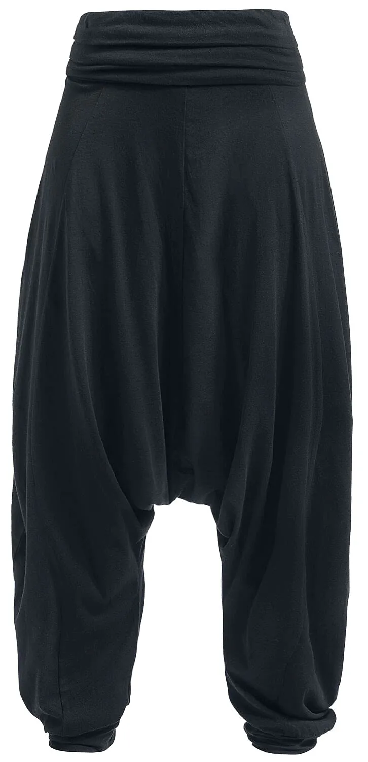 red-by-emp-harems-stoffhose-schwarz-locker-damen image 1