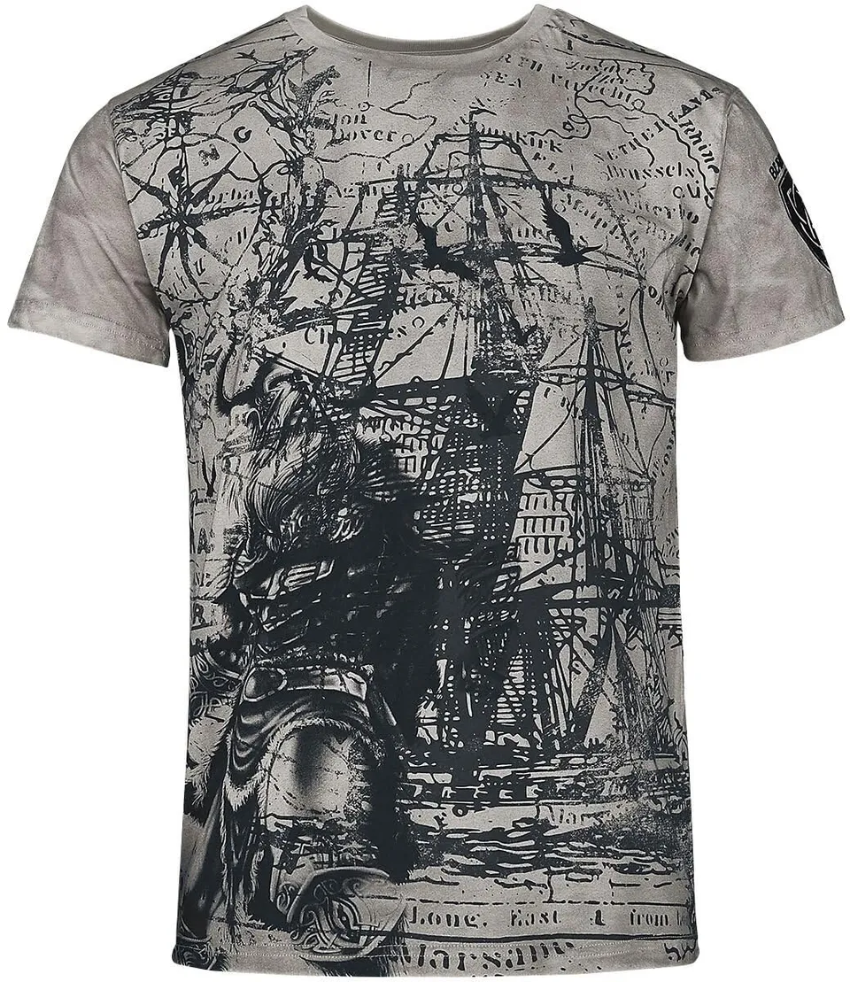 black-premium-t-shirt-herren-grau-l image 1