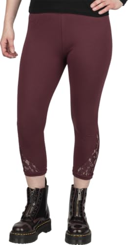 red-by-emp-leggings-mit-spitze-damen-rot-gr-m image 8