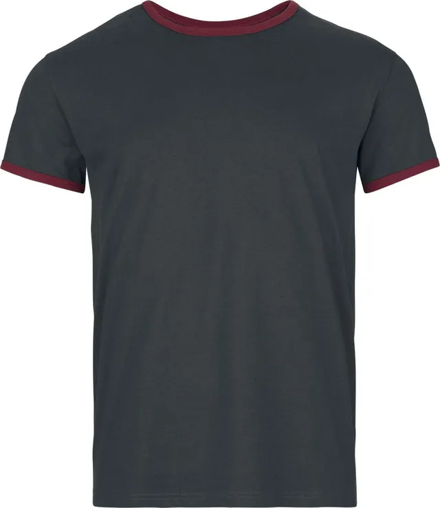 red-by-emp-herren-t-shirt-schwarz-basic-rote-highlights image 1